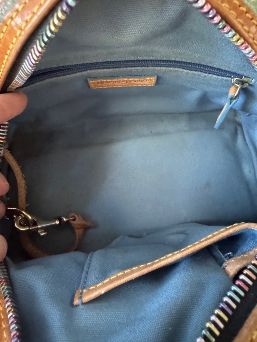 Dooney & Bourke Y2K Heart Print Mini Barrel Bag + Coin Pouch - Picture 11 of 12